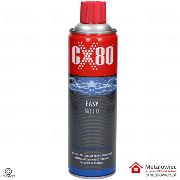 CX80 Easy Weld 500 ml spray Preparat antyodpryskowy Spawalniczy
