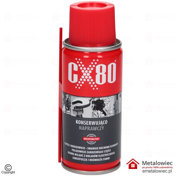 CX80 KONSERWUJĄCO NAPRAWCZY 100 ml spray preparat wielozadaniowy wielofunkcyjny 1001 zastosowań
