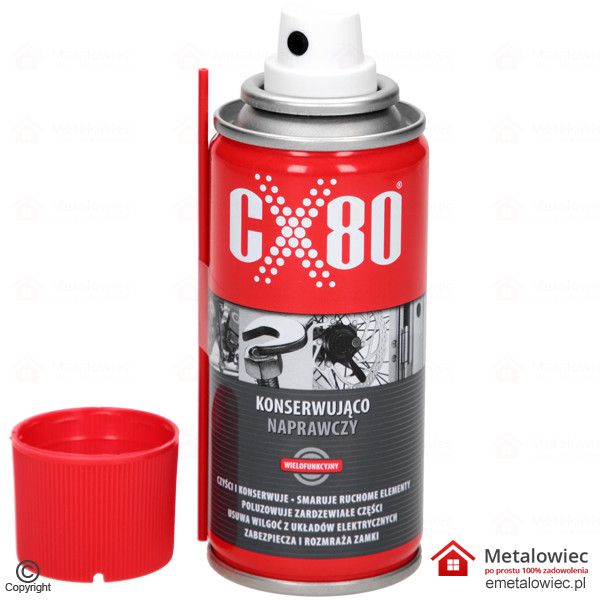 CX80 KONSERWUJĄCO NAPRAWCZY spray 1001 zastosowań preparat wielofunkcyjny 100 ml