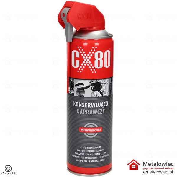 CX80 KONSERWUJĄCO NAPRAWCZY spray 1001 zastosowań preparat wielofunkcyjny 500 ml