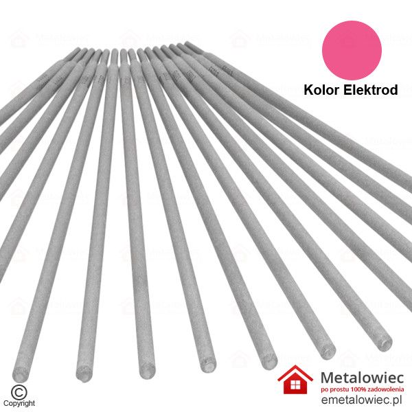 METALWELD elektrody różowe Rutylowe RUTWELD 12 3.2x350 spawanie elektrodą różową w otulinie elektroda