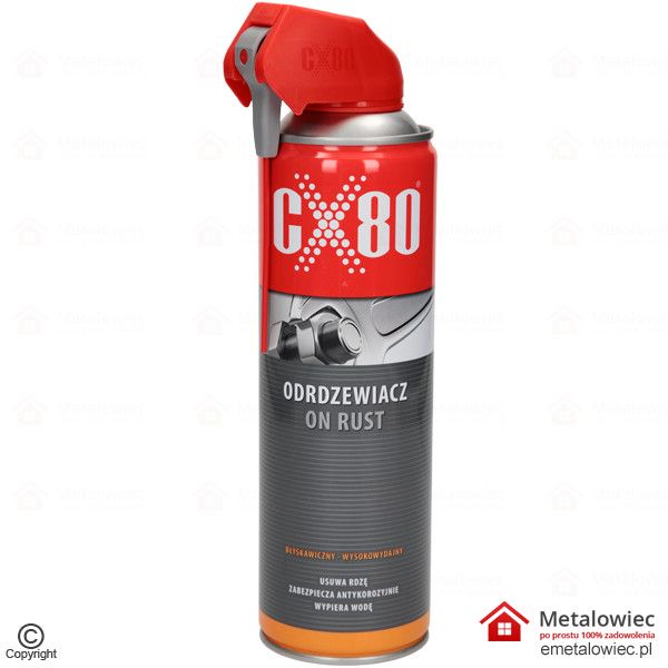 CX80 ON RUST Odrdzewiacz spray preparat na rdzę 500 ml
