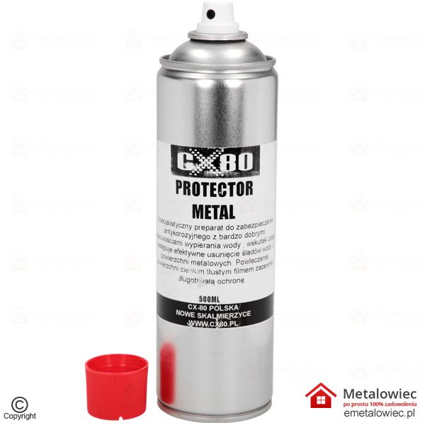 CX80 PROTECTOR METAL spray 500 ml preparat do zabezpieczania antykorozyjnego